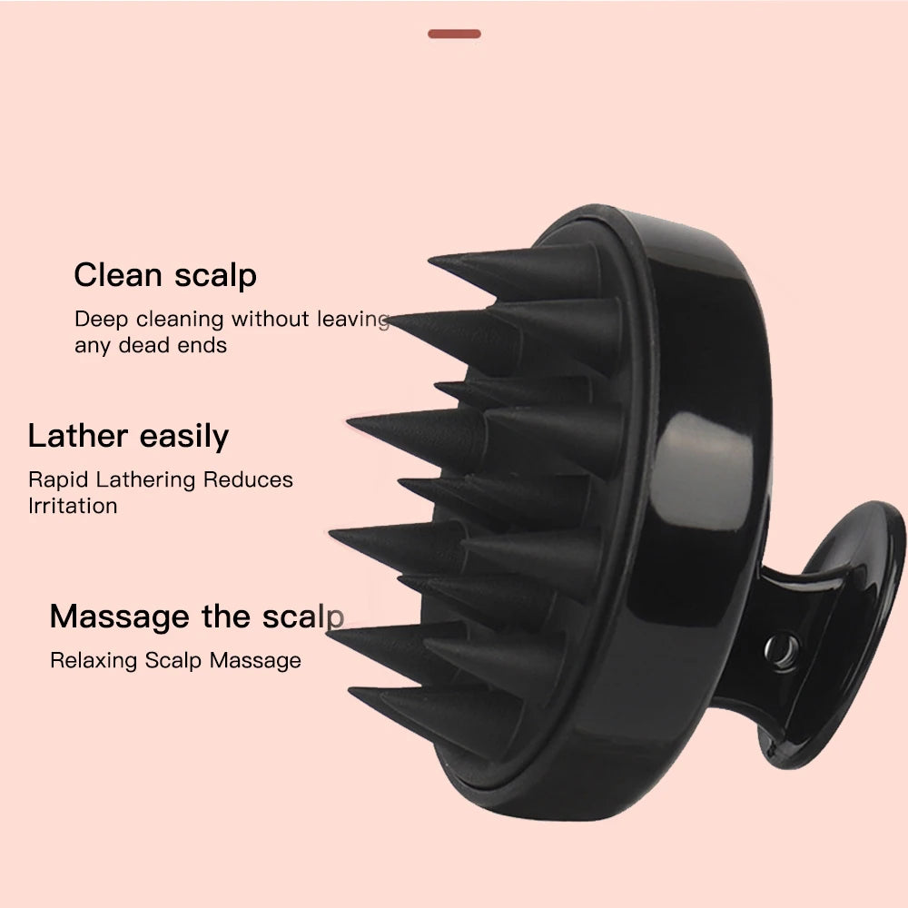 Silicone Scalp Massage Comb – Soft Shampoo Brush for Hair Growth | Shower Comb