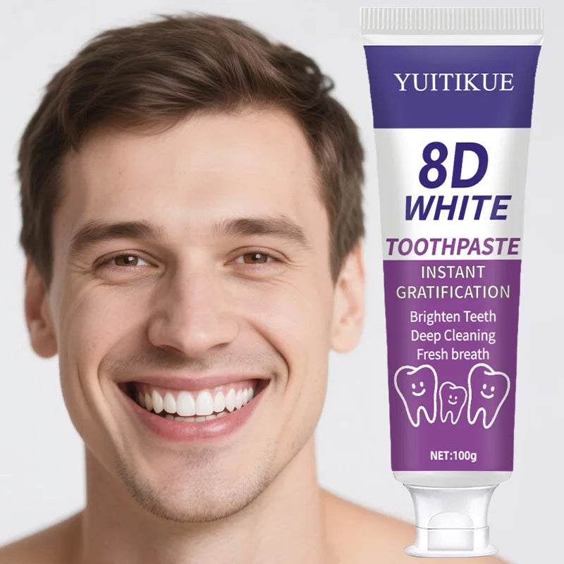 Purple Toothpaste for White Teeth – Deep Cleaning & Fresh | 100g Teeth Whitening
