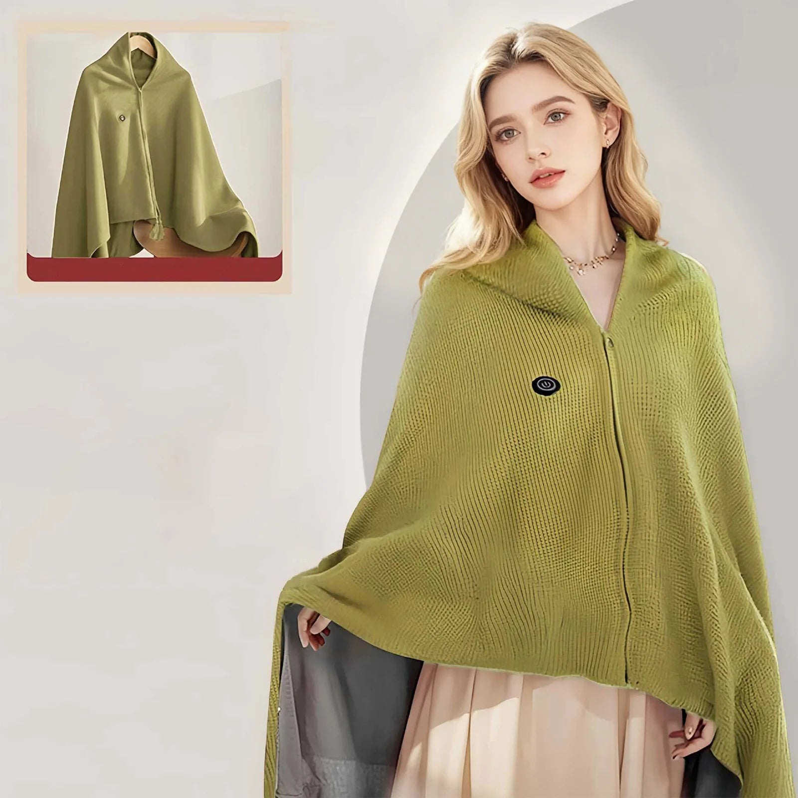 USB Portable Heating Blanket - Dual-Use Shoulder & Knee Warmer