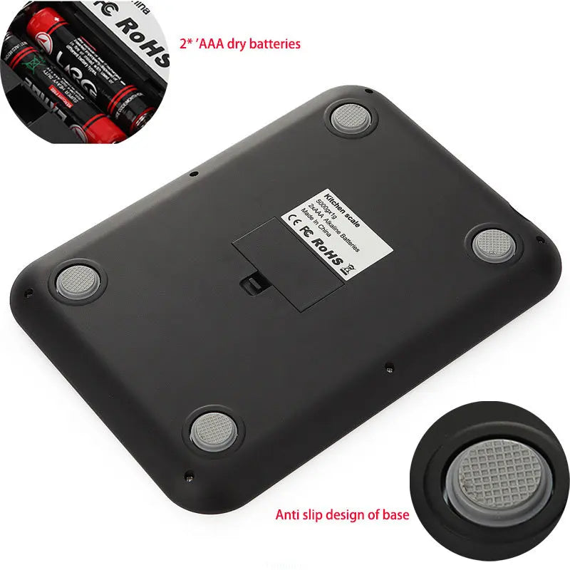 Digital Kitchen Scale 15kg – Precision Food Scale for Cooking & Baking