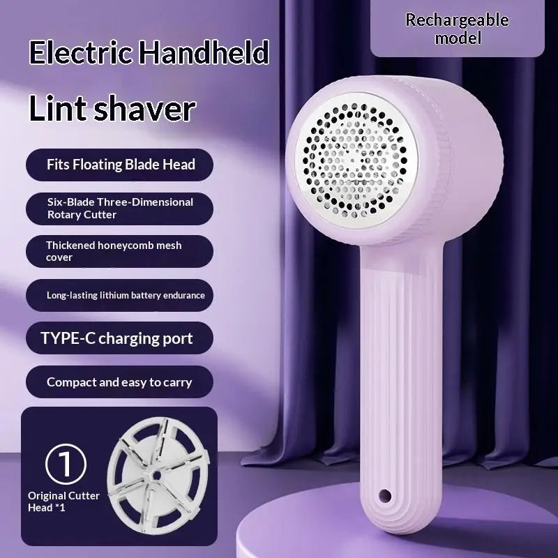 Lint Remover For Clothing Electric Pellet Fluff Remover Rechargeable Portable Fabric HairBall Shaver Removes Lint From Clothes