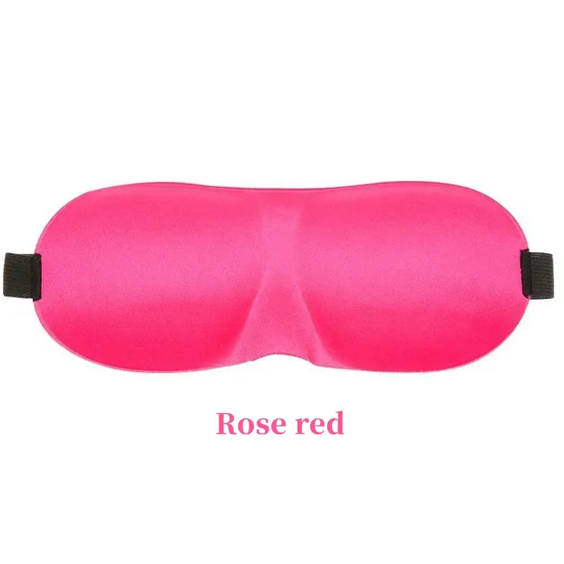 Lightweight 3D Sleep Mask – Soft Contoured Eye Shade for Travel &amp; Rest