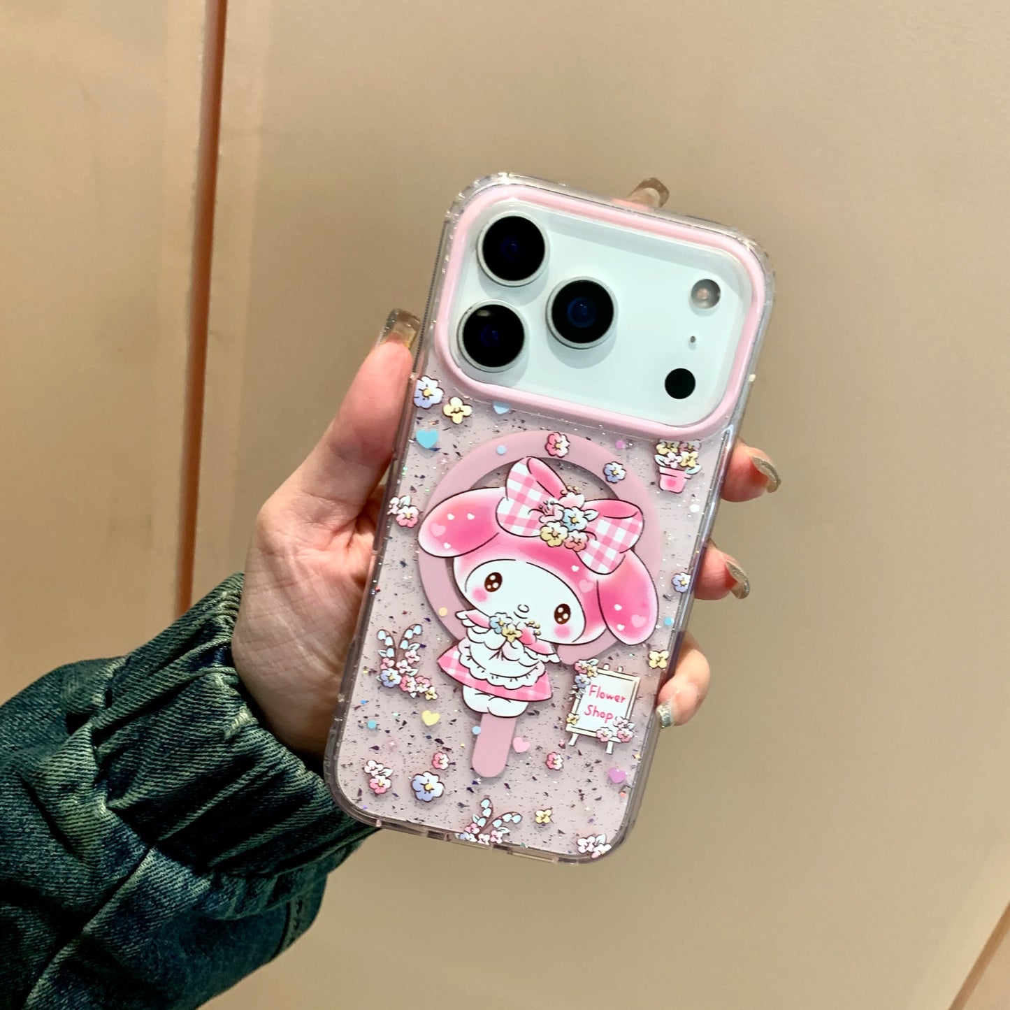 Cute Hello Kitty Phone Case – Anti-Drop Cover for iPhone 17, 16, 15, 14, 13 Pro Max