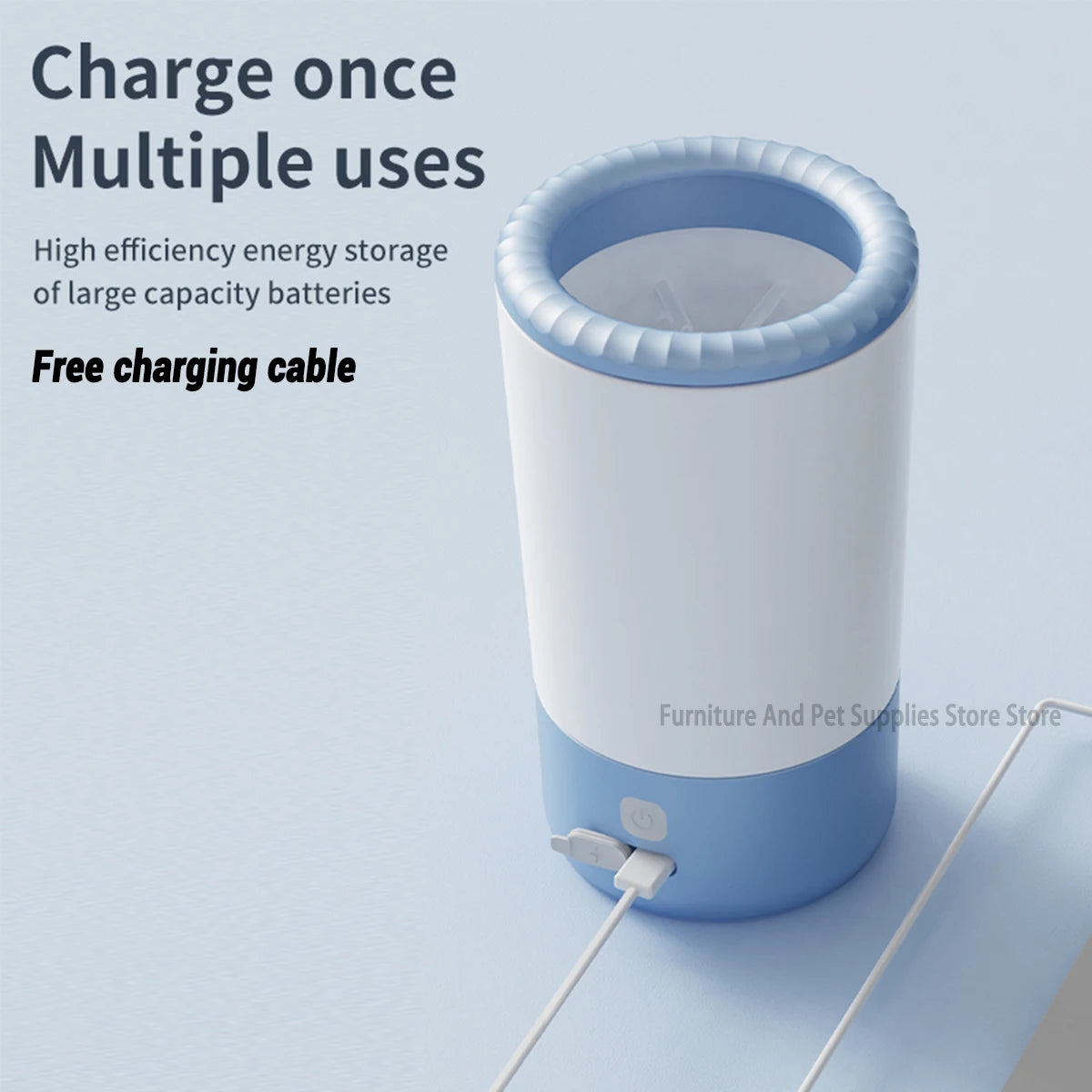 Electric Pet Paw Cleaner – Automatic Dog Foot Washing Machine | Portable & Waterproof