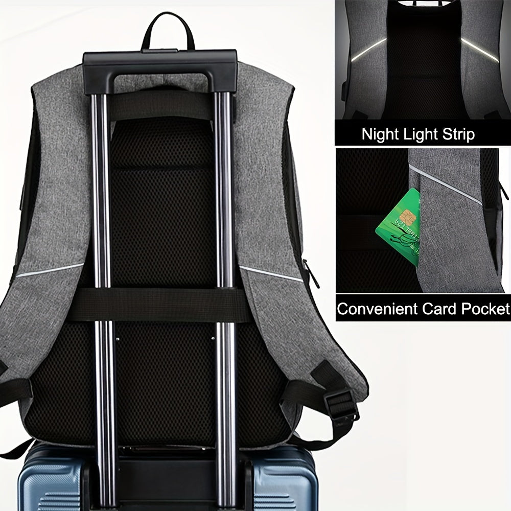Anti-Theft Laptop Backpack – Large Capacity Travel &amp; Business Bag with Security Features
