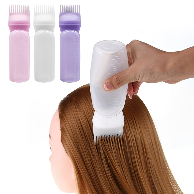 Professional Hair Dye Applicator Bottle – Plastic Squeeze Bottle with Scale for Hair Coloring