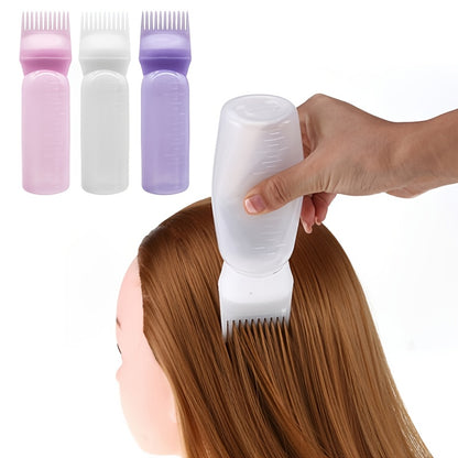 Professional Hair Dye Applicator Bottle – Plastic Squeeze Bottle with Scale for Hair Coloring